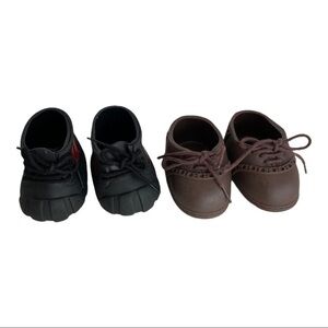 American Girl Doll Dress Shoes and Boots 2 PC Set